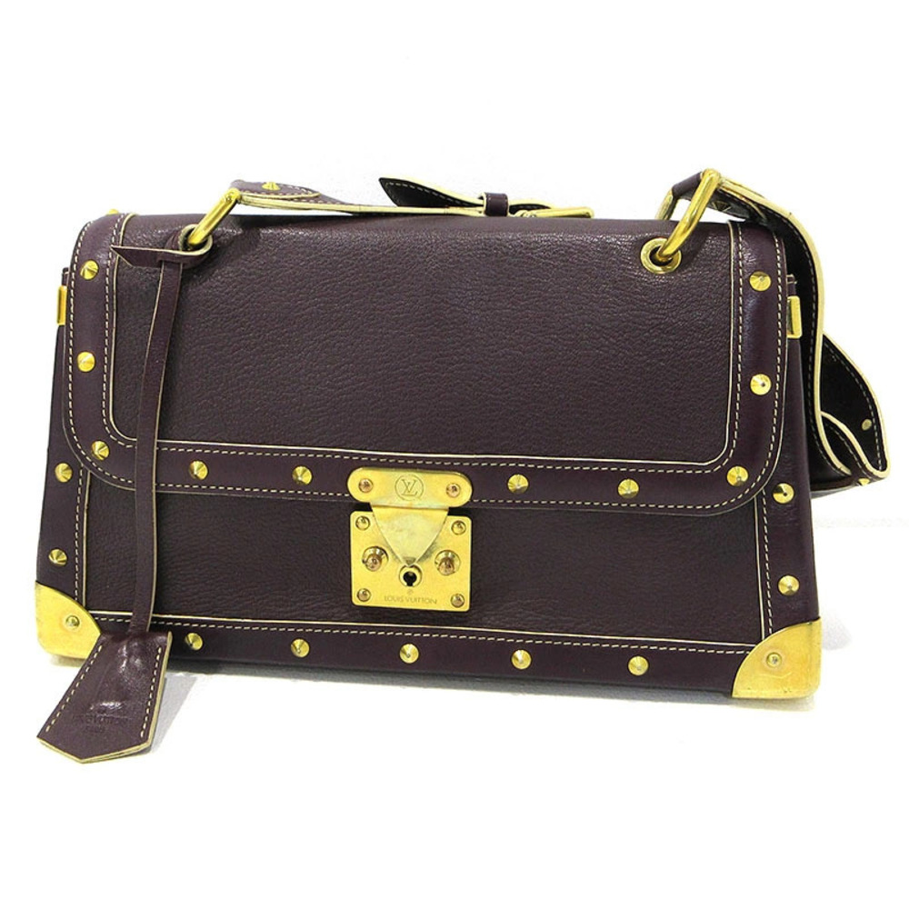 LOUIS VUITTON Suhali Tarantula Shoulder Bag Bordeaux Purple